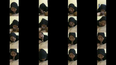 Ukhti Jilbab Chubby Sedang Nyepong