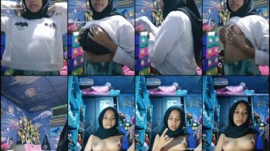ABG SMP Jilbab Montok Colmek di Kamar