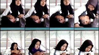 Bocah SMP Jilbab Nyusuin Pacar